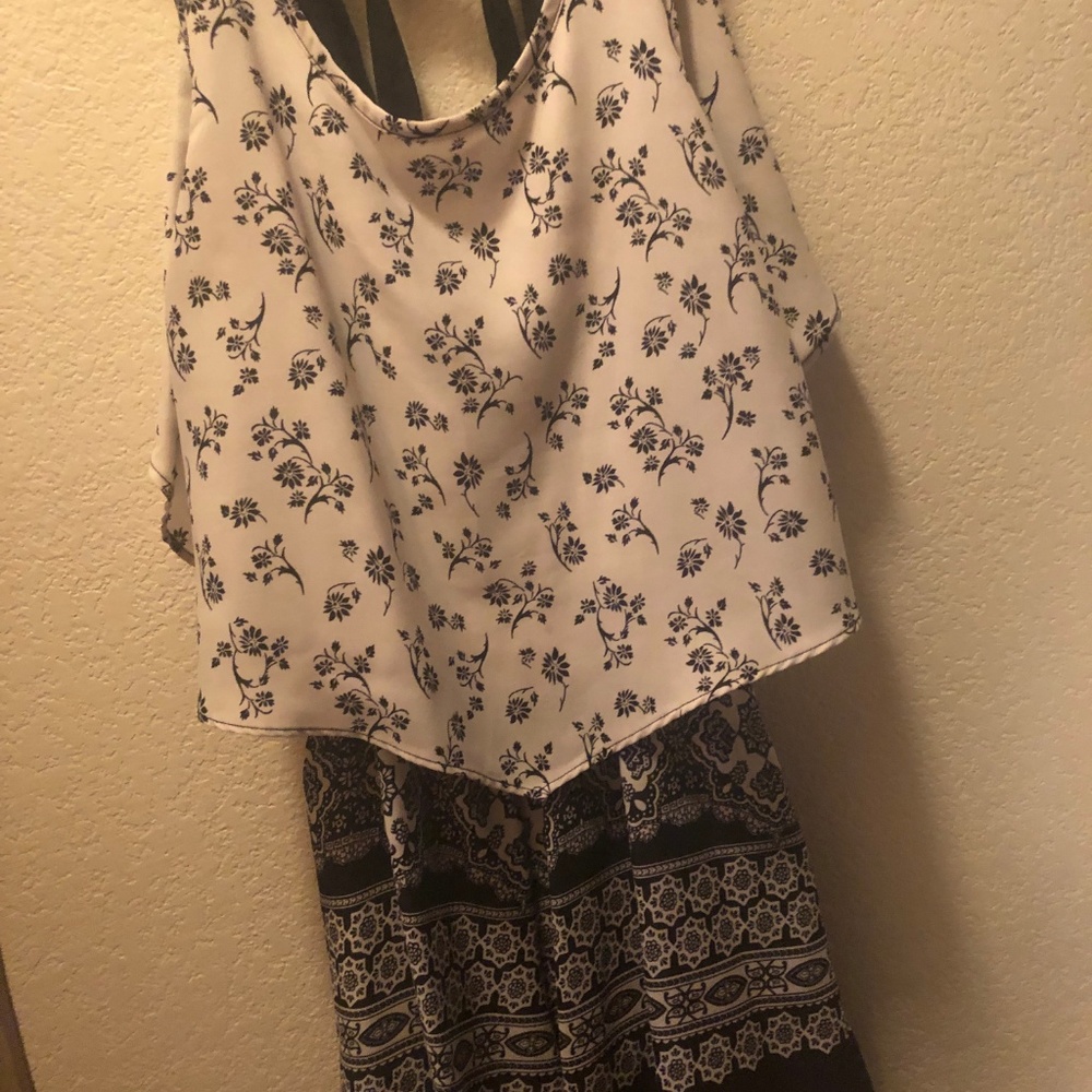 Black and White Romper